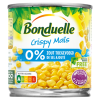 Bonduelle Crispy Mais 0% Zout Toegevoegd 150 g bij Jumbo - thumbnail