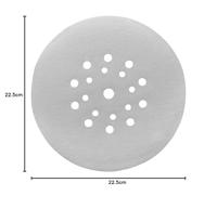 kwb 492112 Deltaschuurpapierset Korrelgrootte (num) 120 (Ø) 225 mm 5 stuk(s) - thumbnail