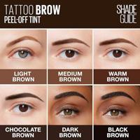 Maybelline Tattoo Brow Peel-Off Gel - 3 Dark Brown - Bruin - Langhoudende Peel-Off Wenkbrauwgel - thumbnail