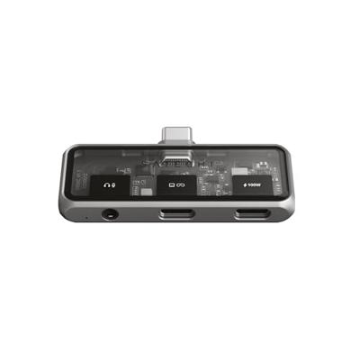 Satechi mobiele XR hub met 3.5mm audio - Space Gray - thumbnail