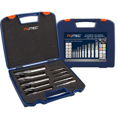 Rotec HSS-E ruwfrezenset '615C' | DIN 844 | 10-dlg | ø4-20 - 615.9420C Rotec HSS-E ruwfrezenset '615C' | DIN 844 | 10-dlg | ø4-20 - 615.9420C