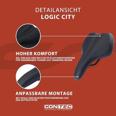CONTEC zadel "logic" ct saddle logic 279 x 179mm