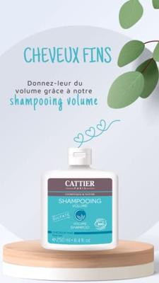 Cattier Shampoo volume 250 Milliliter Cattier Shampoo volume 250 Milliliter