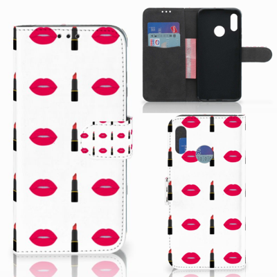 Huawei P Smart 2019 Telefoon Hoesje Lipstick Kiss