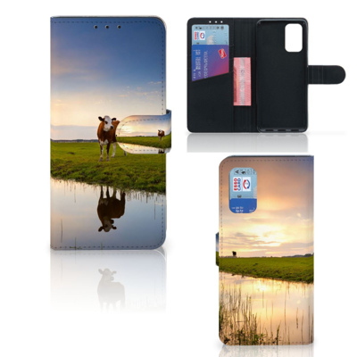 Samsung Galaxy A32 4G | Telefoonhoesje | Met pasjeshouder | Koe