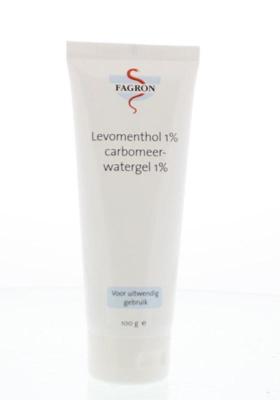 Fagron Levomenthol 1% carbomeerwatergel 1% 100 Gram Fagron Levomenthol 1% carbomeerwatergel 1% 100 Gram