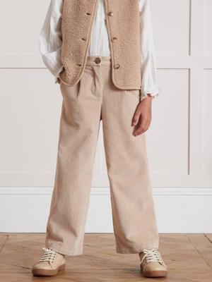 Wijde broek CYRILLUS beige