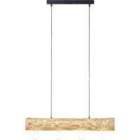 Brilliant Trabo 99432/35 Hanglamp E27 Eiken - thumbnail