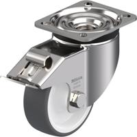 Blickle LKX-POTH 100XR-1-FI Zwenkwiel met rem Wieldiameter: 100 mm Draagvermogen (max.): 300 kg 1 stuk(s) - thumbnail