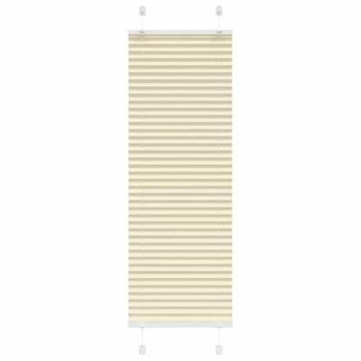 Pliss rolgordijn 50x150 cm stofbreedte 49,4 cm polyester crme Pliss rolgordijn 50x150 cm stofbreedte 49,4 cm polyester crme