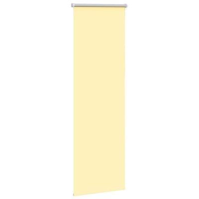 Rolgordijn verduisterend 50x175 cm stofbreedte 45,7cm geel