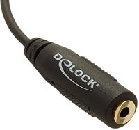 Delock 65675 Audiokabel Stereo jack 3,5 mm 3-pins male haaks > Stereo jack 2,5 mm 3-pins female - thumbnail