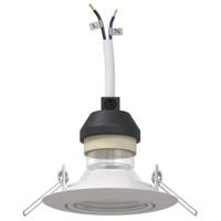 VidaXL Spotje 6 pcs wit 9 x 9 x 2.5 cm metaal - thumbnail