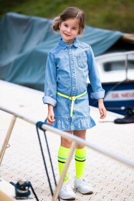 B.Nosy Meisjes jurk - Free denim