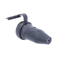 AS Schwabe 60417 Koppeling met randaarde Massief rubber 230 V Zwart IP44 - thumbnail