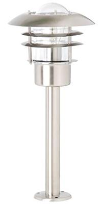 Brilliant 45784/82 Terrence Staande buitenlamp LED E27 60 W RVS