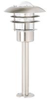 Brilliant 45784/82 Terrence Staande buitenlamp LED E27 60 W RVS - thumbnail