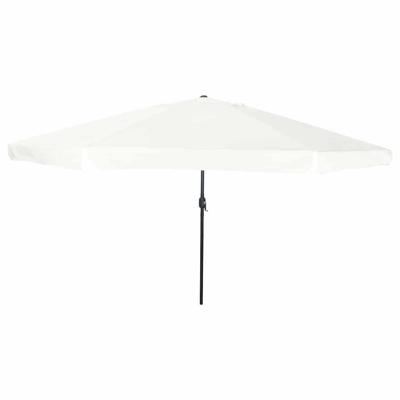 Parasol Ø395x245 cm zandwit