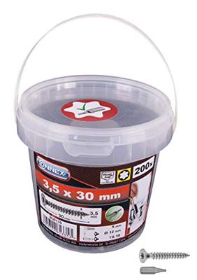 Connex Tx-Schroef 3.5X30 Rvs Emmer 200St - B30135 Connex Tx-Schroef 3.5X30 Rvs Emmer 200St - B30135