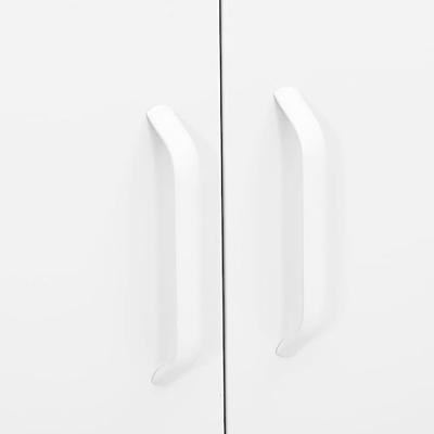 Opbergkast 80x35x101,5 cm staal wit