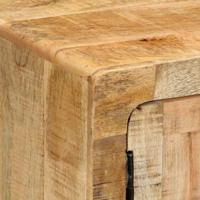 Nachtkastje 40x32x46 cm massief ruw mangohout - thumbnail
