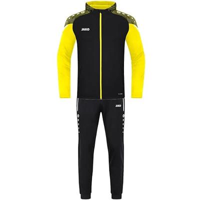 JAKO M9422K Polyesterpak Met Kap Performance Kids - Zwart/Zachtgeel - 164 JAKO M9422K Polyesterpak Met Kap Performance Kids - Zwart/Zachtgeel - 164