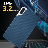 Intenso TX100 1 TB Externe SSD harde schijf USB-C 3.2 Gen 1 Grijs-blauw 3826460 - thumbnail