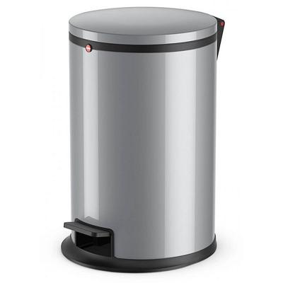 Hailo 0517-020 Pure M Pedaalemmer 12L Zilver Hailo 0517-020 Pure M Pedaalemmer 12L Zilver