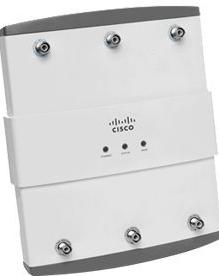 Cisco 1252 Access Point 802.11a/g/n Wireless LAN zonder voeding 6 RP-TNC, controller gebaseerd