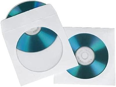 Hama CD/DVD Papieren Hoesjes 100 Stuks Wit