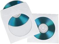 Hama CD/DVD Papieren Hoesjes 100 Stuks Wit - thumbnail