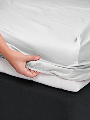 Essenza Satin Hoeslaken White