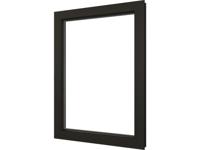 Trendhout Vast raamkozijn meranti - 77,4x107,4 cm - zwart- - - Trendhout - thumbnail