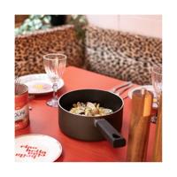 Set van 2 steelpannen - LIVOO - MEP154N - Antiaanbaklaag zonder PFOA of PFOS - Siliconen handvat - Alle kookplaten inclusief inductie - thumbnail