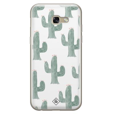 Samsung Galaxy A5 2017 siliconen telefoonhoesje - Cactus print