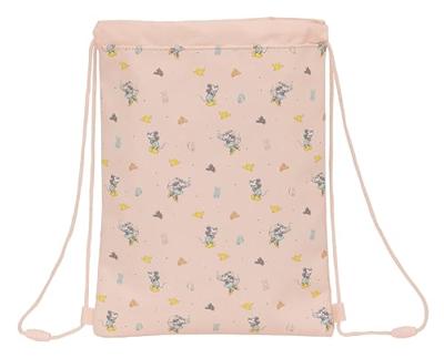 Rugtas met Koordjes Minnie Mouse Baby Roze 26 x 34 x 1 cm
