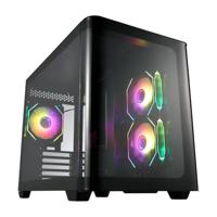FSP Fortron POC0000242 Midi-tower Gaming-behuizing Zwart Zijvenster - thumbnail
