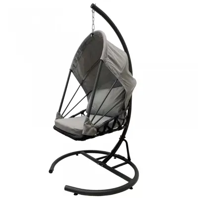 Hangstoel met Frame Grijs