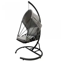 Hangstoel met Frame Grijs - thumbnail