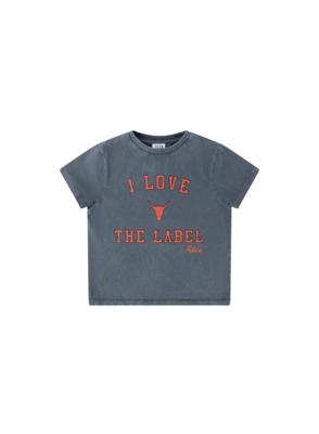 Knitted I Love T-Shirt Black