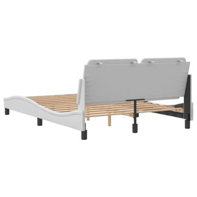 Bedframe zonder matras "Zadar" kunstleer wit 120x200 cm