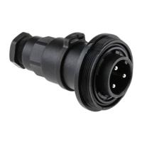 Bulgin PX0732/P Ronde connector Stekker, recht Totaal aantal polen: 3 Serie (ronde connectoren): PX07 1 stuk(s) - thumbnail