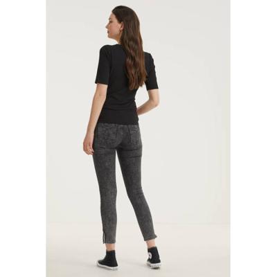 Garcia ribgebreid T-shirt zwart Garcia ribgebreid T-shirt zwart