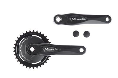 Miranda  alfa 1 crankstel 33t 3/32“+disc 9.2cm zwart