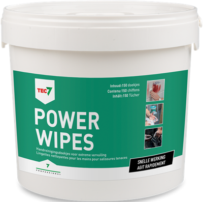 Tec7 powerwipes reinigingsdoekjes 150 doekjes - 467035000 Tec7 powerwipes reinigingsdoekjes 150 doekjes - 467035000