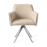 Jesper Home Eetkamerstoel 'Hofu' Turn Steel, Draaibaar, kleur Wild Walnut - thumbnail