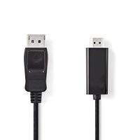 Nedis DisplayPort-Kabel | DisplayPort Male | HDMI | 2 m | 1 stuks - CCGB37100BK20 CCGB37100BK20 - thumbnail