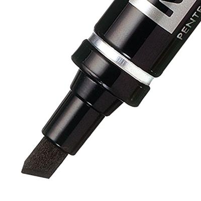 Pentel merkstift pen - afgeschuind N60A - zwart - Q631351