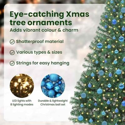 VidaXL Kunstmatig voorverlicht kerstboom met 300 led groen 240 cm pvc