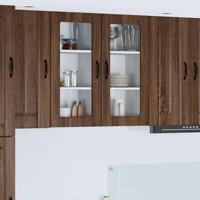 Keukenkast aan de muur Bruin Eiken 40 x 31 x 80 cm Bewerkt hout - thumbnail